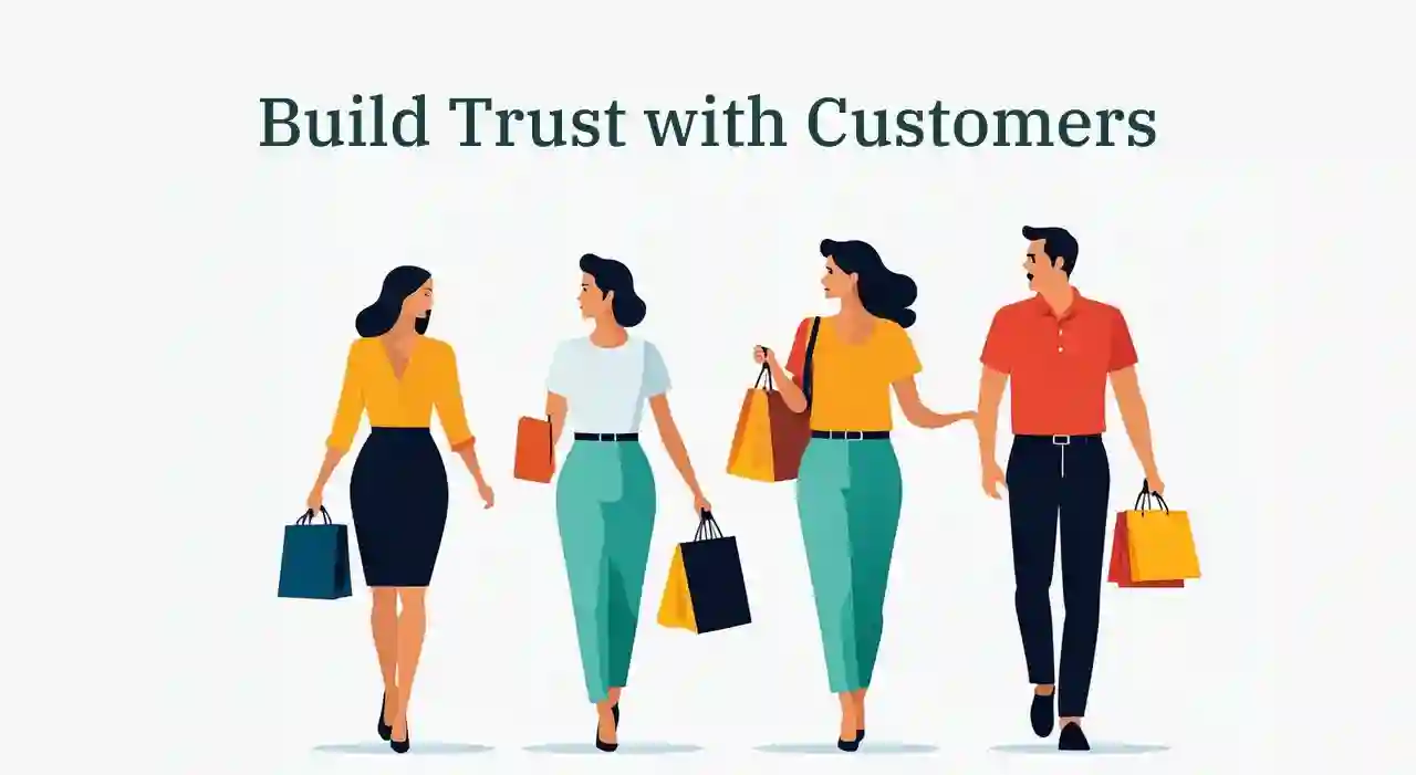 Reasons For having a business website - Build trust with customers by proving values