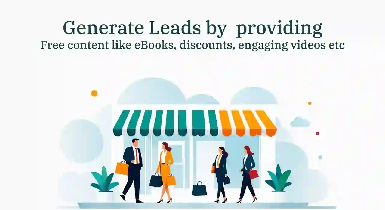 Reasons For having a business website - Generate leads by providing free content