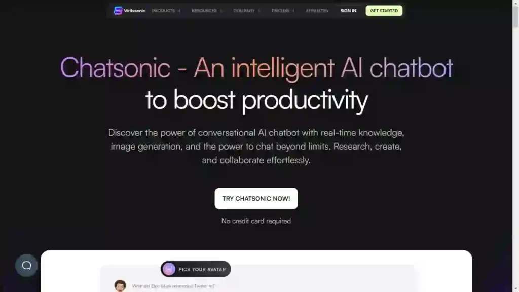 Open Source ChatGPT Alternative - WriteSonic AI for Writing assistance